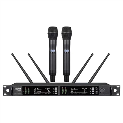 Mikrofon Wayarles UHF Kepelbagaian Benar